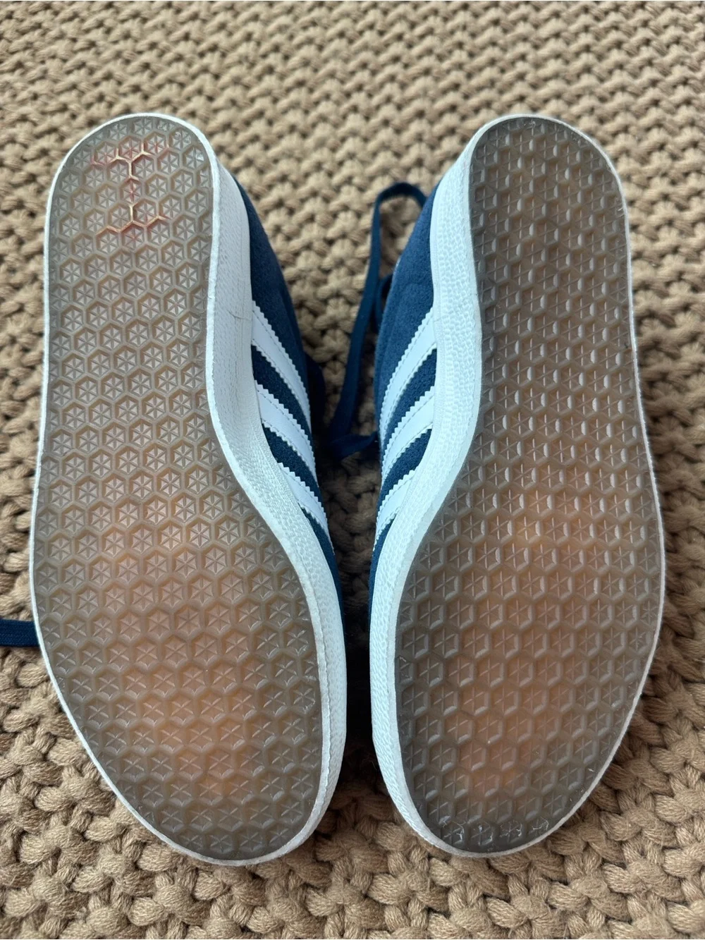Adidas Gazelle in Blue and White Suede Size Mens 4.5
